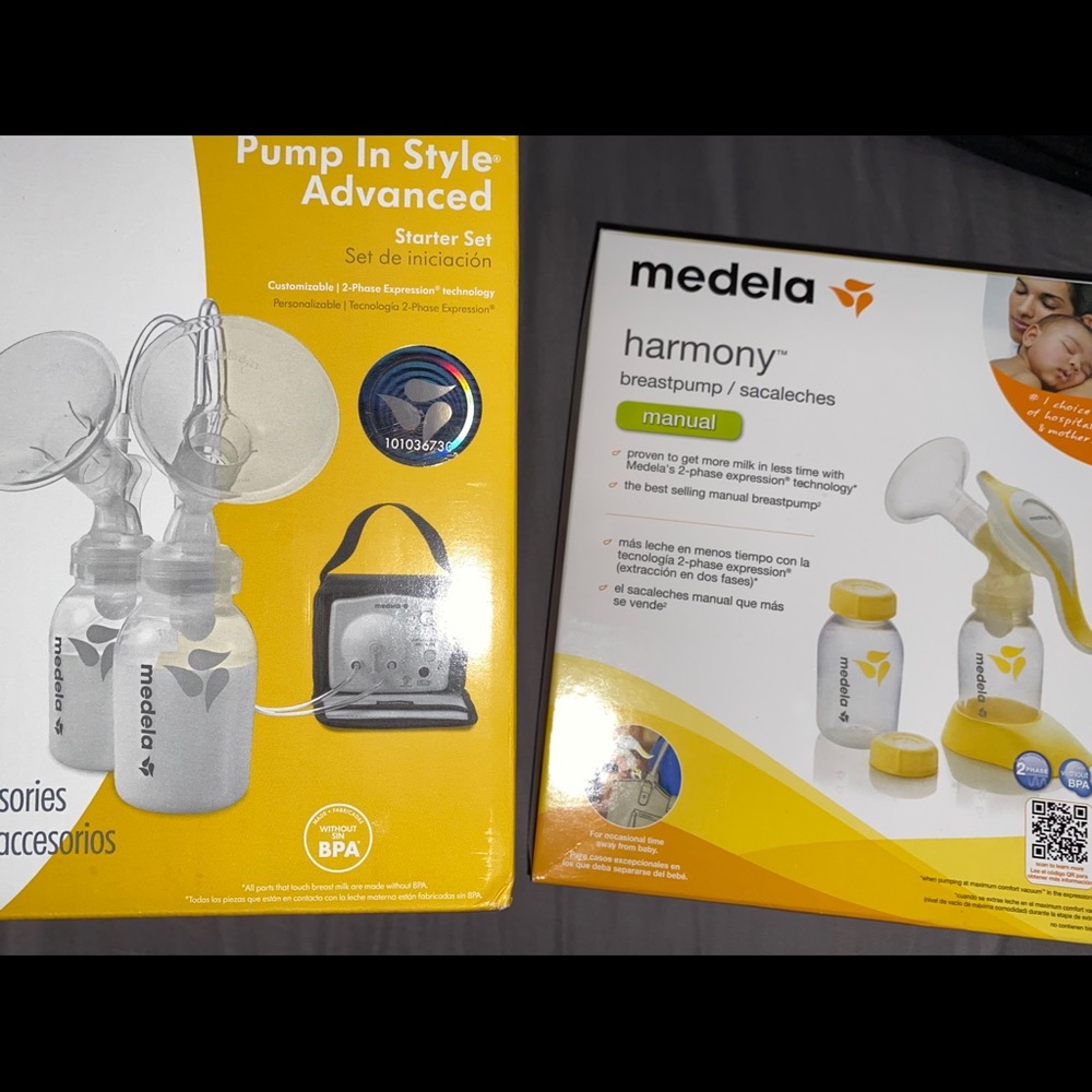 Medela electric and manual breastpump. BEST OFFER.